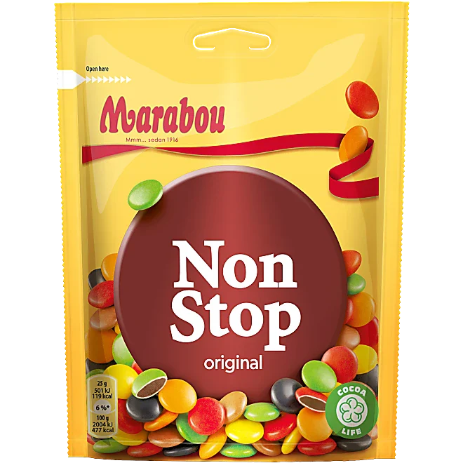 Marabou Non Stop Chocolate Candies by Swedish Candy Store