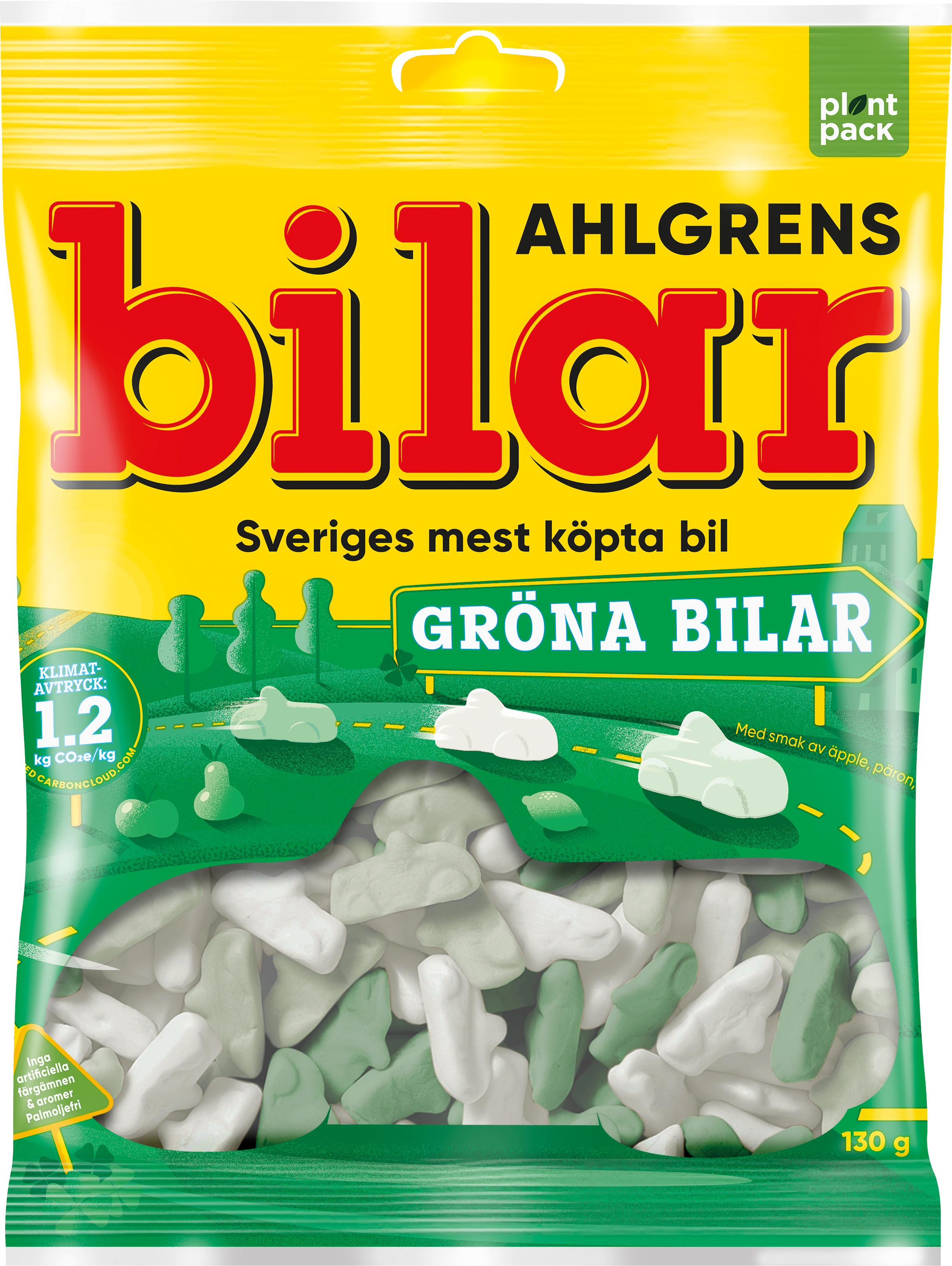 Ahlgrens Bilar Green Cars by Swedish Candy Store