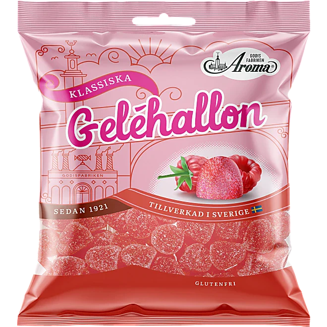 Aroma Geléhallon by Swedish Candy Store