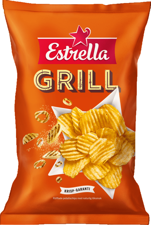 Grill Chips Snacks Estrella 175g 