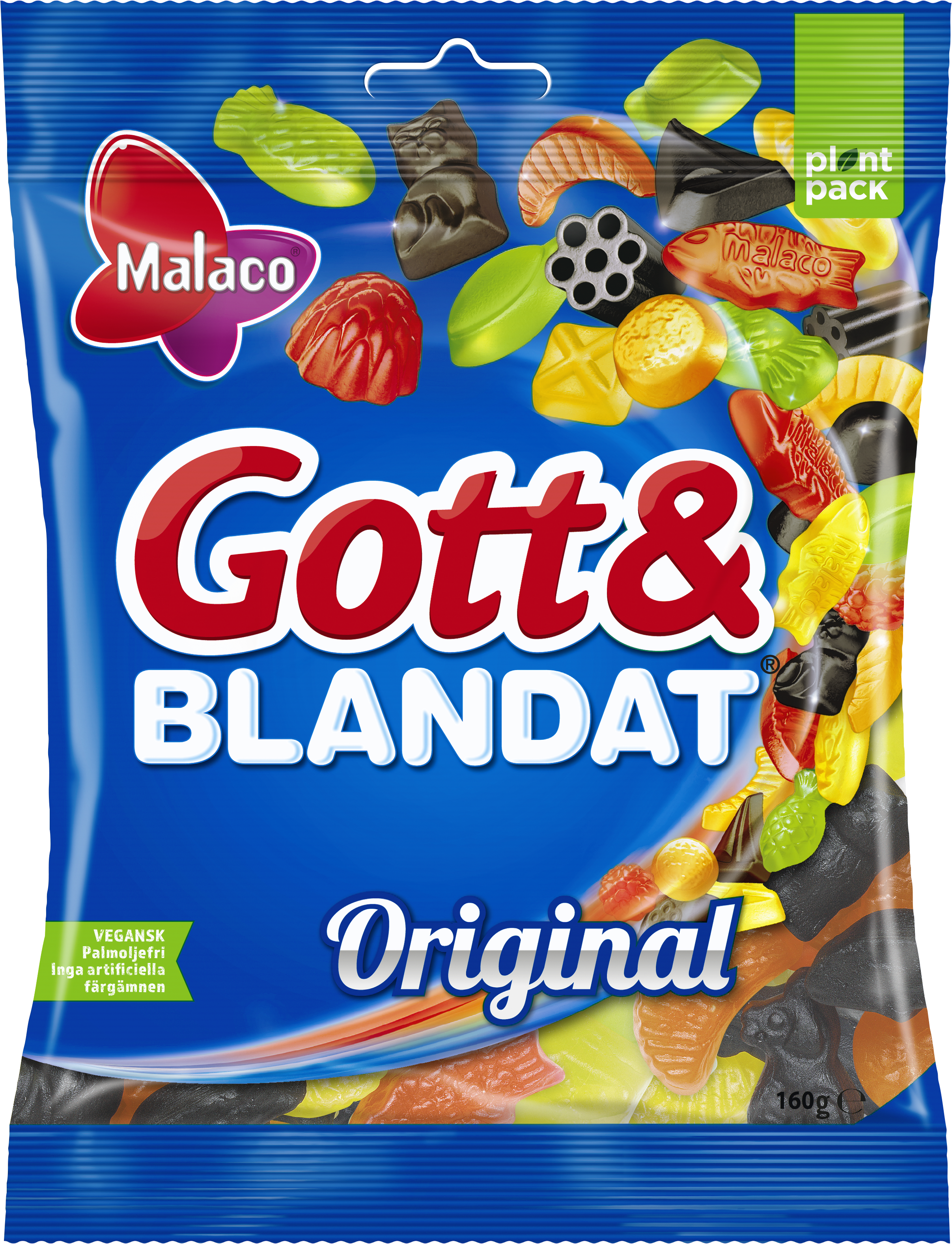 Gott & Blandat Candy Bag Malaco 160g