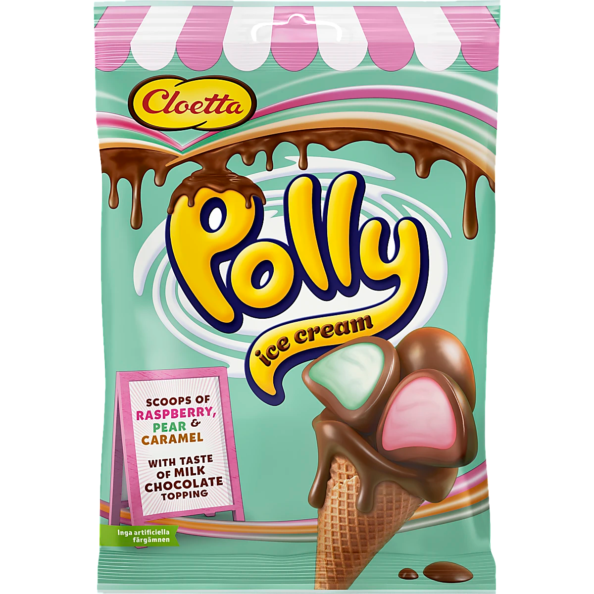 Cloetta Polly Ice Cream by Sweet Side of Sweden