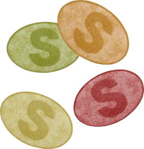 Super Sour Candy Bag S-Märke 