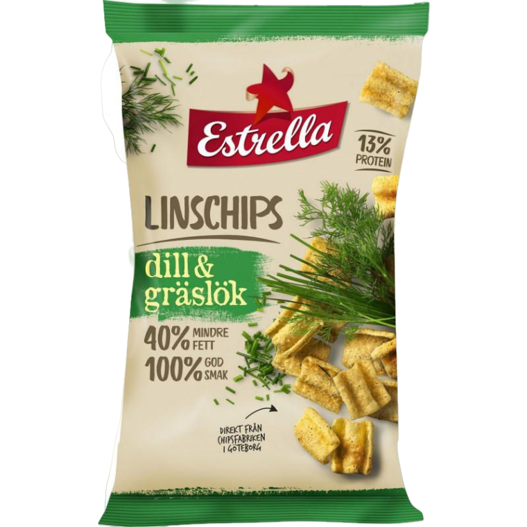 Estrella Linschips Dill & Chive by Sweet Side of Sweden